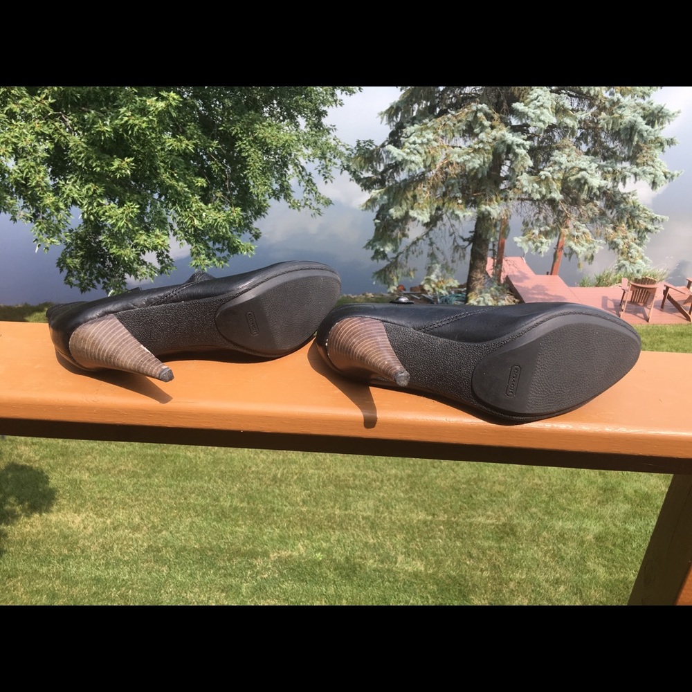 Coach Leather Booties